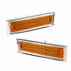 Front Bumper Side Fender Reflector Signal Lamp for Chevrolet GMC C/K C10 1500 2500 3500 Pickup Blazer Jimmy Suburban 1981-1986