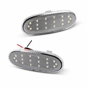 Front LED Door Panel Reflector Light for Dodge RAM 1500-3500 Clear Lens Car Accessories