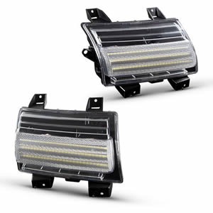 Good Quality 12V Error Free DRL+LED Front Bumper Turn Signal Lamp Light for Jeep JL wrangler 2018+
