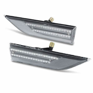Good Quality IP67 Waterproof 2PCS Auto Parts Clear Lens LED Side Marker Light For VW Caddy T6 2015~ Led Indicator Lamp Lights