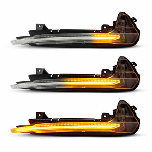 Good Quality Smoked Clear Lens Dynamic LED Car Lamp Mirror Turn Signal Lights for Audi A6 C7 C7.5 RS6 S6 4G LED Side Marker Lamp