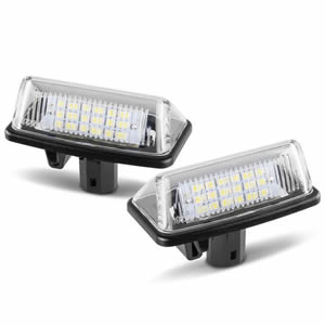 High Brightness LED License Plate Light for Toyota Crown Waterproof E-mark Approved Rear Number Lamp