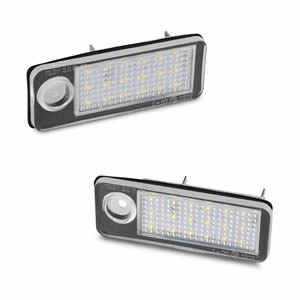 High Brightness LED Number Plate Light for Audi A4/S4/RS4 Avant Plug & Play Waterproof E-mark Certified