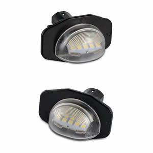 High Brightness LED Number Plate Light for Toyota Alphard Auris Corolla E-mark Approved Direct Replacement
