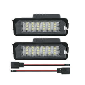 High Power 2835 SMD LED White Car License Plate Light for VW GOLF4/5/6/7 Lupo Scirocco Polo 9N Passat