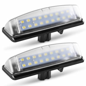 High Quality Auto Parts Assembly LED License Plate Light for Toyota Prius Echo Lexus IS300 Sedan LED Number Plate Lights Lamp