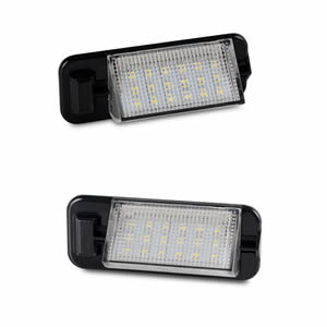 High Quality E-mark Certified 2pcs LED License Plate Lights for BMW E36 Waterproof