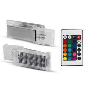 High Quality Error Free RGB Color LED Foot-well Light for VW GOLF Skoda Superb Seat Alhambra