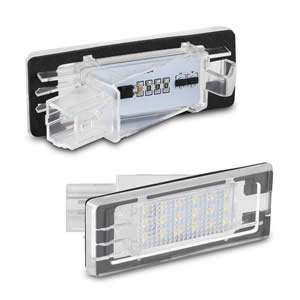 High Quality LED License Plate Light for DACIA Duster 2010~ Waterproof & ISO Certified Car Lamp
