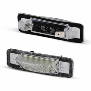 High Quality LED License Plate Lights Lamp for Mercedes-Benz SLK-Class R170 1996-2004 LED Car Light Number Plate Lamp