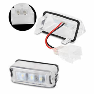 High Quality Led License Plate Light for Citroen C3/C3 II/C3 PICASSO/C4 Peugeot 206 (T1)/206 LED Number Plate Lights Lamp