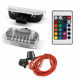 High Quality RGB Front LED Door Courtesy Light for VW GOLF/Skoda/Seat/ Canbus Design-Error Free