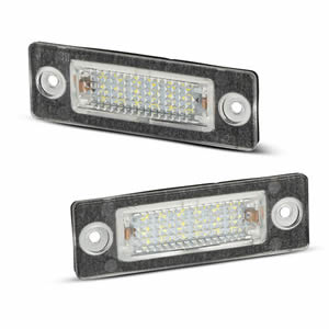 Hot Sale 12V Error Free LED License Plate Light For VW Caddy 2K Golf Plus 5M1 Jetta 1K2 T5 7H 7J LED Number Plate Lights Lamp