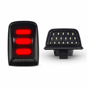 Hot Sale Error Free 6500K LED License Plate Light Lamp for Nissan Navara D40 Frontier Accessories