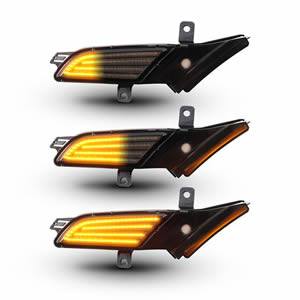 Hot Sale Smoked Clear Lens Dynamic Led Side Marker Lamp for Porsche 967 Gen Cayenne 2007-2010 LED Indicator Blinker Light