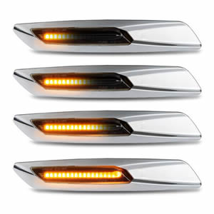 Hot Sales Smoked Clear Lens LED Dynamic Turn Signal Light for BMW E81 E82 E87 E88 E90 E91 E92 E93 X1 E84 LED Side Marker Lights