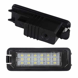 Hot Sell LED License Plate Lamp Light For VW GOLF4/6 Lupo Polo 9N Passat 3C B6 Limousine Number Plate Led Lights