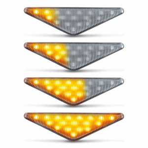 Hot Selling Amber Dynamic Led Turn Signal Light Side Blinker Light for Ford  Mondeo 2000 2006 Focus MK1 LED Side Marker Light