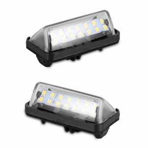 ISO Certified LED License Plate Lamp for Toyota Prius Gen5 ZVW5 / Alphard Vellfire HV Series Car Auto Accessories