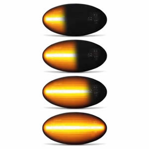 LED Dynamic Turn Signal Light  LED Side Marker for Peugeot 206 107 207 Partner Citroen C5 C6 C1