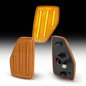 LED Front Side Marker Lights for Hummer H3 2006-2010 H3T 2009-2010 OEM#15873638 15873639 15249365 15249366 Led Turn Signal Light