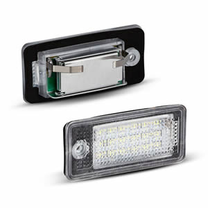 LED License Plate Lamp Car LED Number Plate Lights for AUDI Q7 A3 RS4 A3 S3 S4 A5 A6 C6 A8 S8