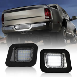 LED License Plate Light Lamps Tag Light 6000K White for Dodge RAM 1500 2009-2018 for Dodge RAM 2500  3500  2010-2018