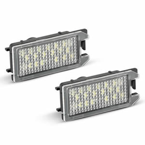 LED Number License Plate Light for Fiat 500 Dodge Viper Jeep Grand Cherokee Simple Installation