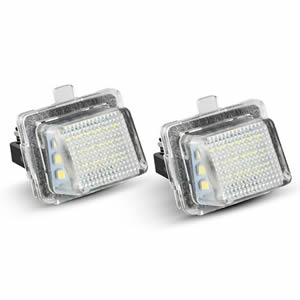 LED Number Plate Light for Mercedes-Benz C-CLASS W204 E-CLASS W212 Long Lifespan Car Auto Parts Accessories
