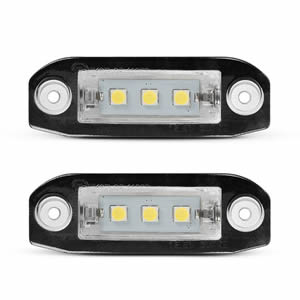 LED Rear Number Plate Light for Volvo XC60 / XC90 Error-Free Plug & Play Auto Accessories