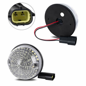 Led Complete Upgrade Lamps Kit 73MM SIZE for LAND ROVER DEFENDER 90/110 Fog Lights Rear Tail Lamp Reverse Light