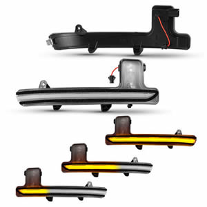 No Error Clear/Smoked Lens Sequential LED Mirror Turn Signal Light for Mazda CX-5 CX-8 CX-9 Canbus Design