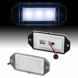 Non-Polarity LED License Plate Lamp for Volvo 944 964 S90 Long Lifespan Auto Parts