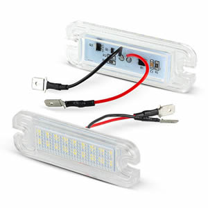 Non-polarity Car LED License Plate Lamp Number Plate Lights for Mercedes-Benz W463 G500 G550 G55