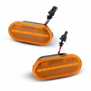 Orange Lens Amber LED Side Marker Light for VW Polo 6N 6N2 9N T5 Accessories Led Side Marker Lamps