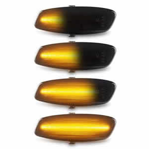 Pair Smoke Sequential Front Bumper Led Side Marker Lights for Citroen C4 Picasso C3 DS3 C4 DS4 C5