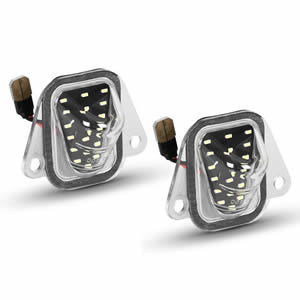 Pair for Chevrolet Suburban 2007-2014 Tahoe 2007-2014 GMC Yukon 2007-2014 Cadillac Escalade 2007-2014 LED License Plate Light