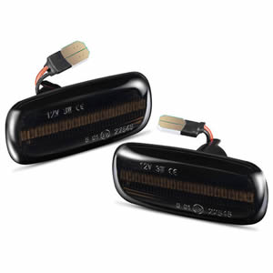 Plug & Play Amber LED Blinker Side Marker Light for Audi A4 Waterproof Error-Free Car Auto Parts