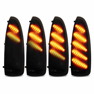 Sequential Car Accessories Indicator Light LED Side Mirror Turn Signal Lamp for Ford  F250 2003
