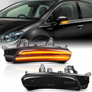 Sequential LED Mirror Turn Signal Light for Toyota IQ KGJ10 NGJ10 2008-2016 PASSO KGC3 NGC30 2010-2016 PRIUS ZVW30 2009-2015