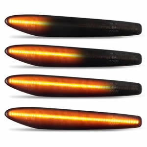 Set Dynamic LED Auto Side Indicator Black Lens Light for Alfa-Romeo Boera Typ 939/ 159 Typ 939