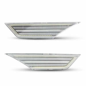 Side Marker White +Turn Signal Light Amber 84LEDs   LED Bumper Side  Marker +DRL  for Honda 10th Generation Civic 2016-2019