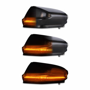 Smoke Lens Dynamic LED Mirror Turn Signal Light for Mercedes Benz Sprinter W906 VW Crafter