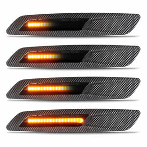 Smoke Lens Dynamic LED Side Marker Turn Signal Light for BMW E60 E90 E81 E82 X3 E83 X1 E84