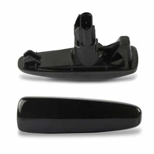 Smoked Blink Amber LED Side Marker Light for Mitsubishi Lancer Evo X Mirage Outlander Sport,Replace OEM Sidemarkers