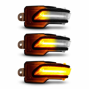 Smoked Clear Lens 12V Dynamic LED Mirror Turn Signal Light for LEXUS RX450H/200T NX200T 300H LED Side Marker Lamp Lights