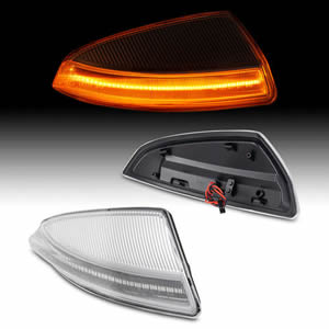 Smoked Clear Lens Dynamic LED Mirror Turn Signal Lights for Mercedes-Benz W164 ML300 ML500 ML550 ML320 LED Side Marker Lamp