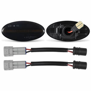 Smoked Lens 12V Sequential LED Indicator Lamp Turn Signal Light for MAZDA Mazda 2 3 5 MPV
