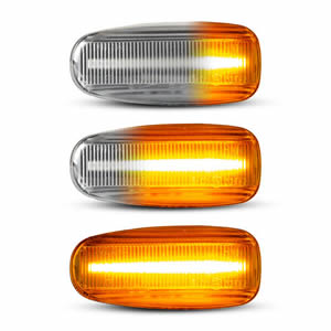 Smoked Lens Dynamic 12V LED Side Marker Blinker for Mercedes-BENZ W210 W202 W208 R170 Vito W638 LED Turn Signal Blinker Lights