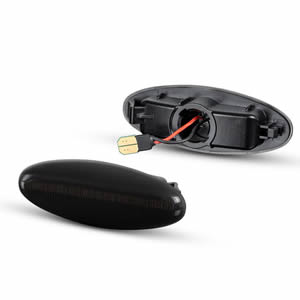 Smoked Lens LED Dynamic Signal Side Marker Light for Mazda MPV B2500 323 Etude P5 4-Door Sedan Astina/Lantis
